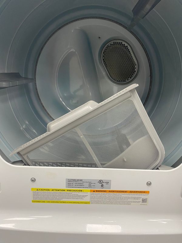 Used Samsung 27” Electric Dryer DV40J3000EW/AC For Sale