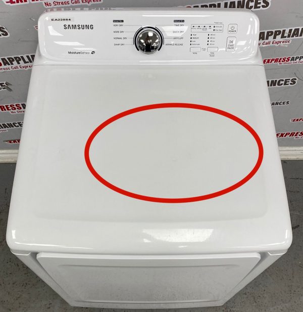 Used Samsung 27” Electric Dryer DV40J3000EW/AC For Sale