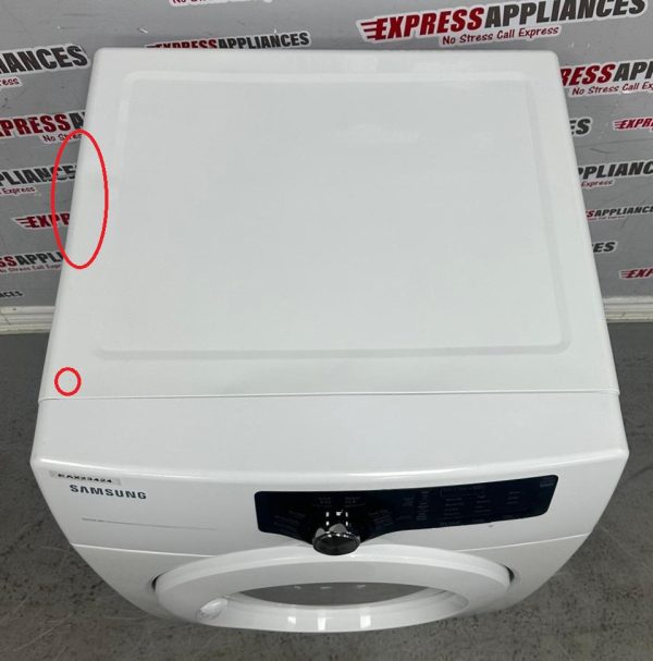 Used Samsung 27” Electric Stackable Dryer DV210AEW/XAC For Sale