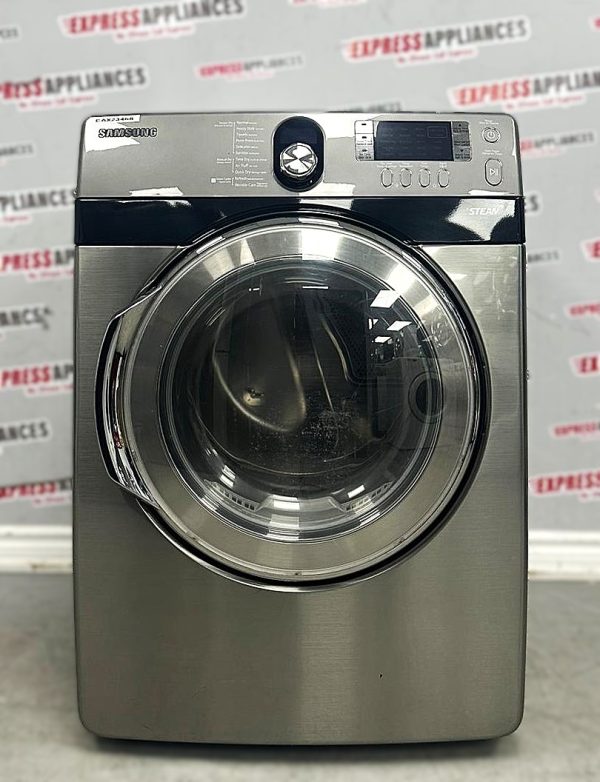 Used Samsung 27” Electric Stackable Dryer DV448AEP/XAC For Sale