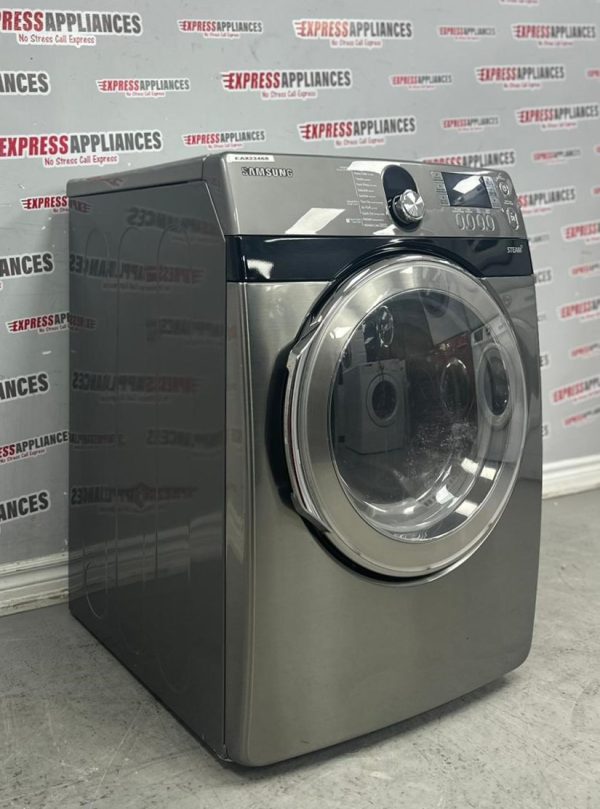 Used Samsung 27” Electric Stackable Dryer DV448AEP/XAC For Sale