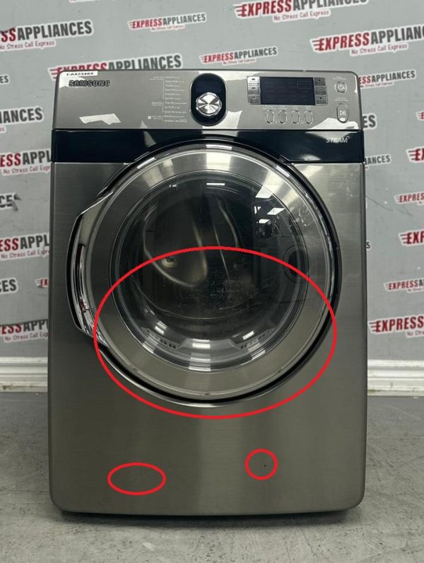 Used Samsung 27” Electric Stackable Dryer DV448AEP/XAC For Sale