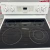 Used Samsung 30” Freestanding Glass Top Stove FE R400SWXAC For Sale (3)