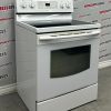 Used Samsung 30” Freestanding Glass Top Stove FE R400SWXAC For Sale (4)