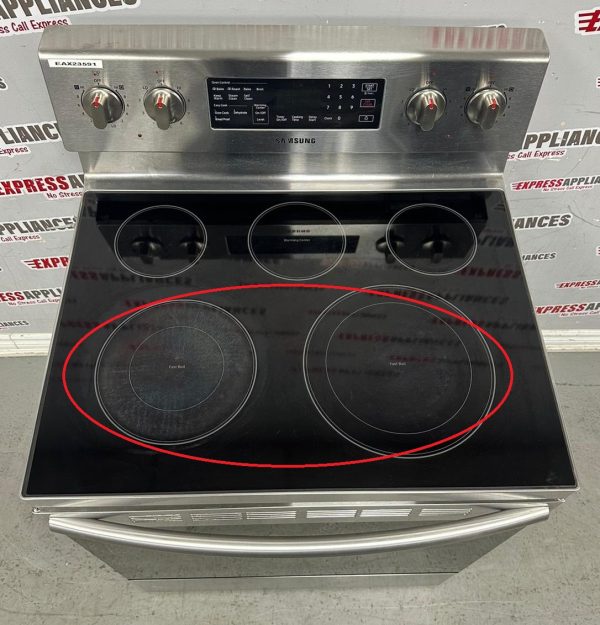 Used Samsung 30” Freestanding Glass Top Stove NE59M4320SS/AC For Sale