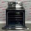 Used Samsung 30” Freestanding Glass Top Stove NE59R4321SSAC For Sale (2)