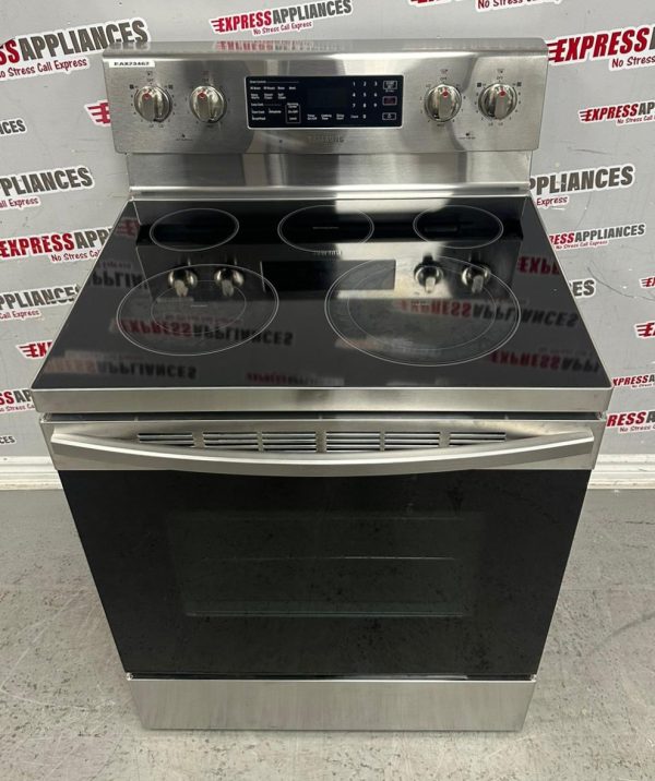 Used Samsung 30” Freestanding Glass Top Stove NE59R4321SS/AC For Sale