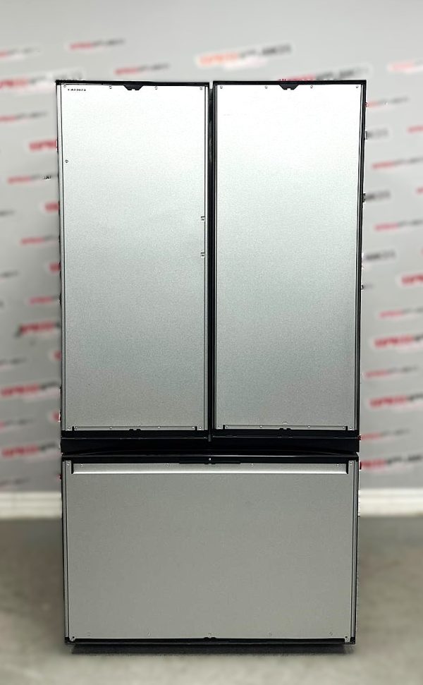 Used Samsung 36” French Door Panel Ready Refrigerator RF30BB6200QL For Sale