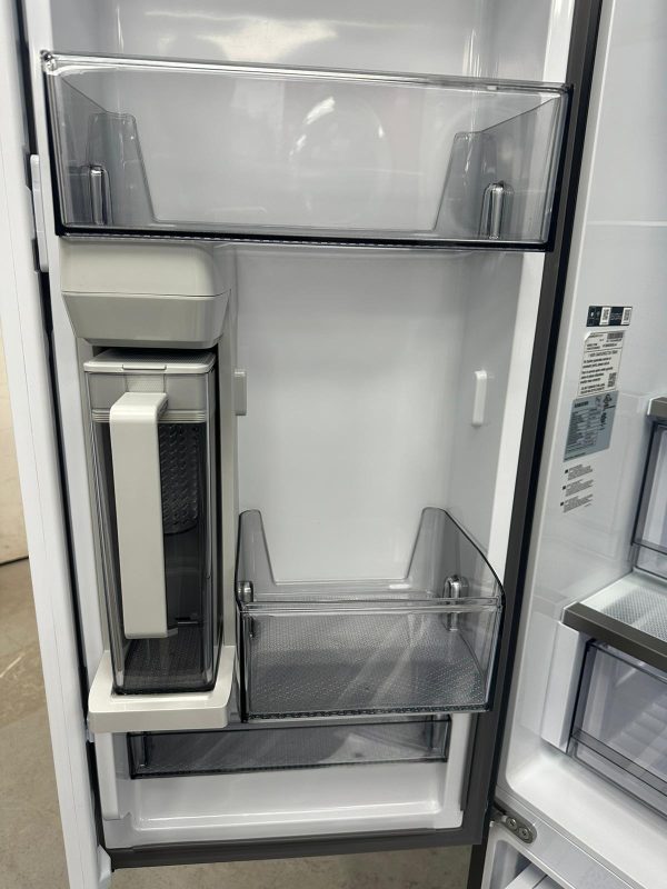 Used Samsung 36” French Door Panel Ready Refrigerator RF30BB6200QL For Sale