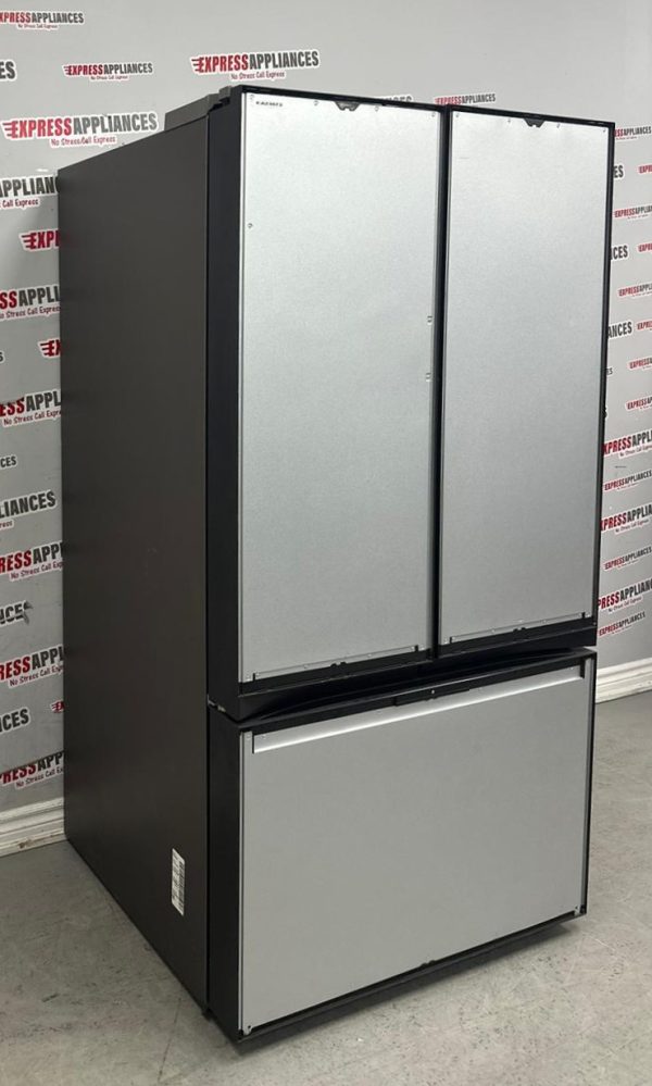 Used Samsung 36” French Door Panel Ready Refrigerator RF30BB6200QL For Sale