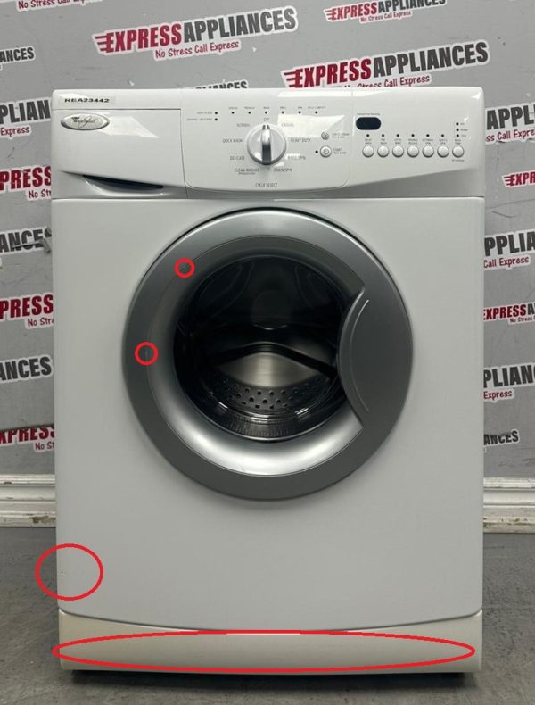 Used Whirlpool 24” Front Load Washing Machine WFC7500VW1 For Sale