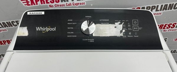 Used Whirlpool 27” Top Load Washing Machine WTW5015LW0 For Sale