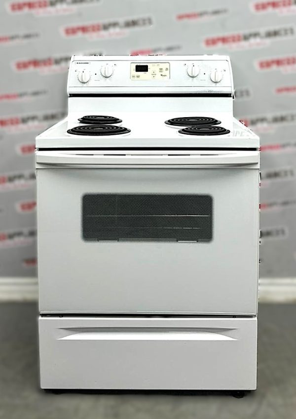 Used Whirlpool 30” Freestanding Coil Stove WERE3000PQ2 For Sale