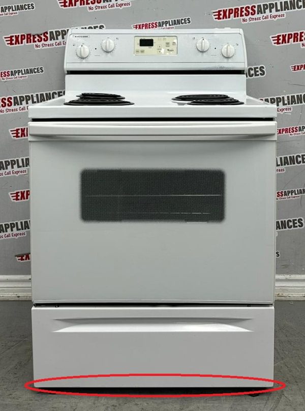 Used Whirlpool 30” Freestanding Coil Stove WERE3000PQ2 For Sale