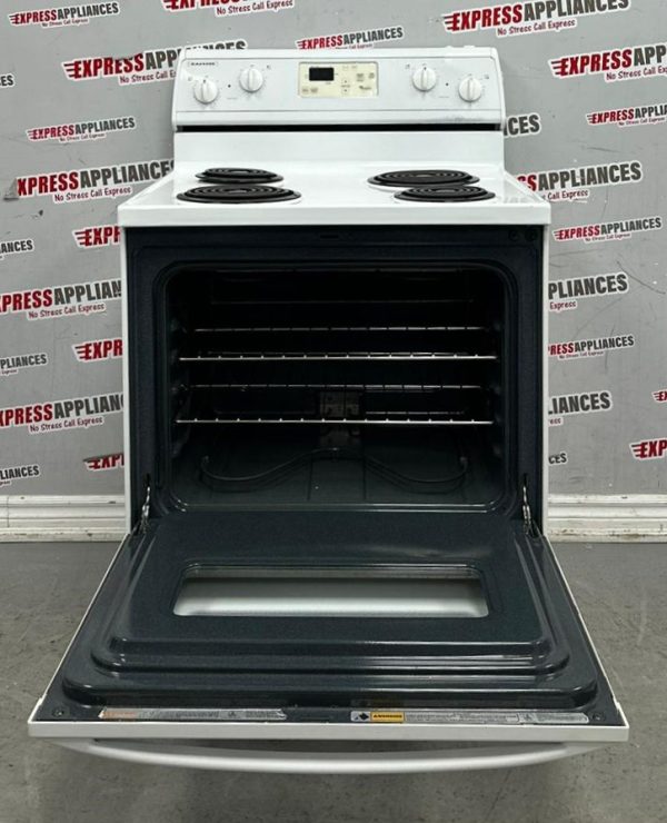 Used Whirlpool 30” Freestanding Coil Stove WERE3000PQ2 For Sale