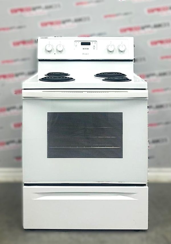 Used Whirlpool 30” Freestanding Coil Stove YWFC150M0EW0 For Sale