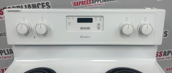 Used Whirlpool 30” Freestanding Coil Stove YWFC150M0EW0 For Sale