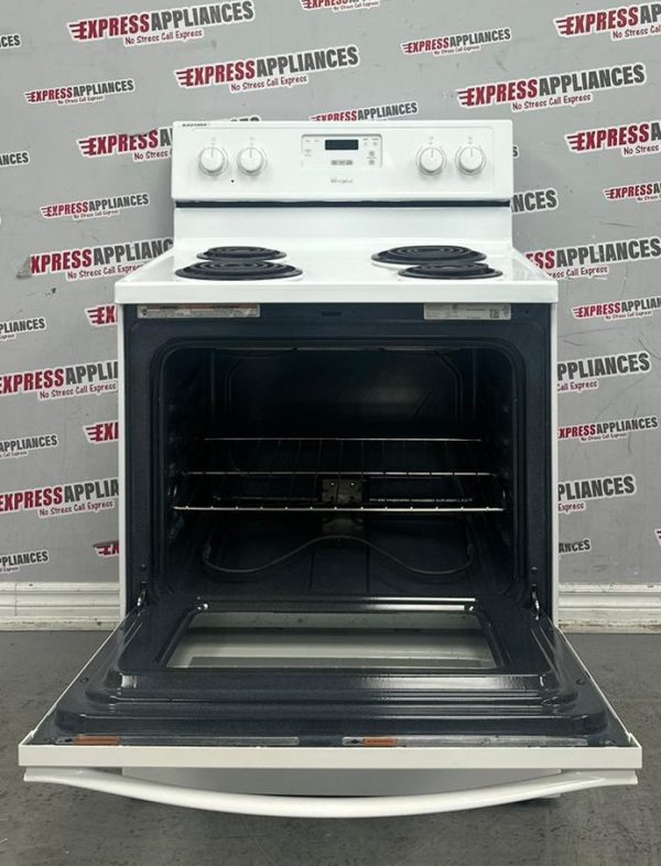 Used Whirlpool 30” Freestanding Coil Stove YWFC150M0EW0 For Sale