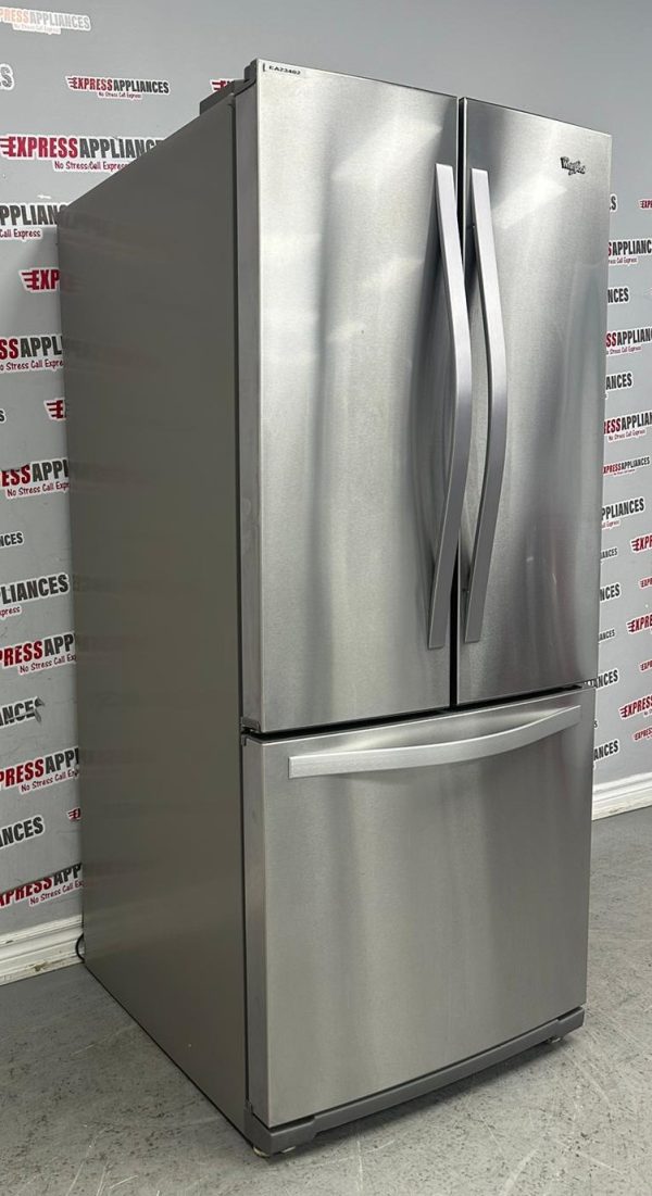 Used Whirlpool 30” French Door Refrigerator WRF560SFYM00 For Sale