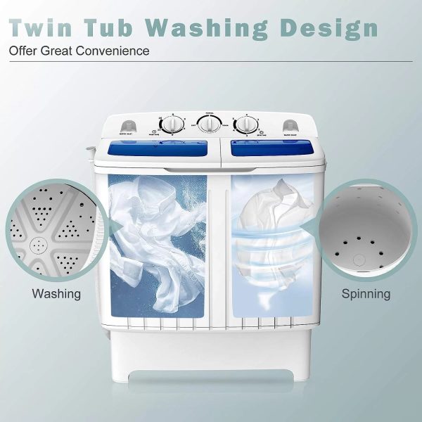 New Costway 24” Portable Washing Machine FP10871 For Sale