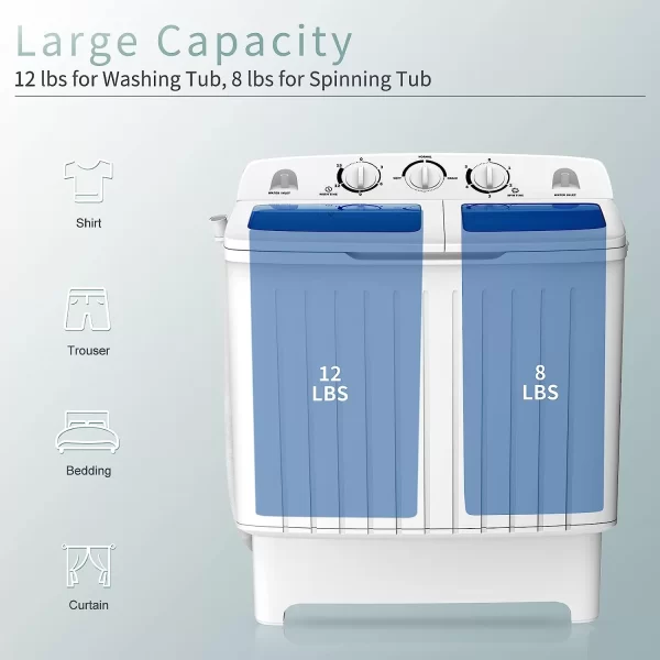 New Costway 24” Portable Washing Machine FP10871 For Sale