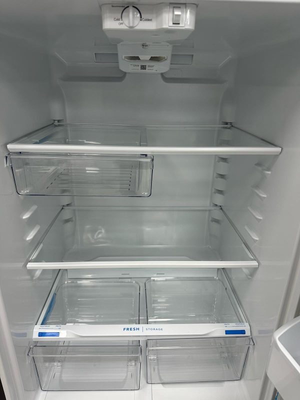 Open Box Frigidaire 30” Top Freezer Refrigerator FFTR1835VSB For Sale