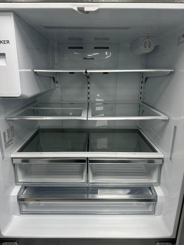 Open Box Hisense 36” French Door Refrigerator RF254N6CSE For Sale