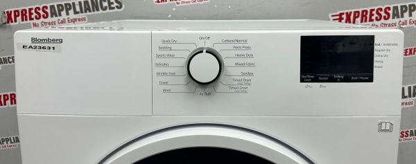 Used Blomberg 24” Electric Stackable Dryer DV17600W For Sale