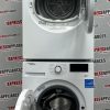 Used Blomberg 24” Front Load Washer and Electric Dryer Stackable Set WM72200W DV17600W For Sale (10)