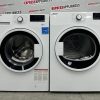 Used Blomberg 24” Front Load Washer and Electric Dryer Stackable Set WM72200W DV17600W For Sale (7)