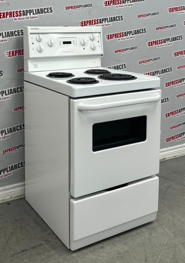 Used Frigidaire 24" Freestanding Coil Stove CFEF212CS2 For Sale