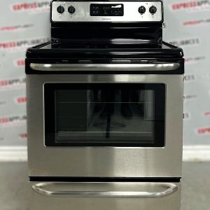 Used Frigidaire 30” Freestanding Glass Top Stove CFEF3048LSK For Sale