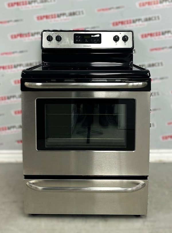 Used Frigidaire 30” Freestanding Glass Top Stove CFEF3048LSK For Sale