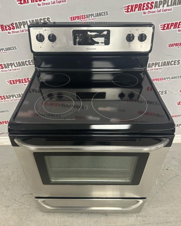 Used Frigidaire 30” Freestanding Glass Top Stove CFEF3048LSK For Sale