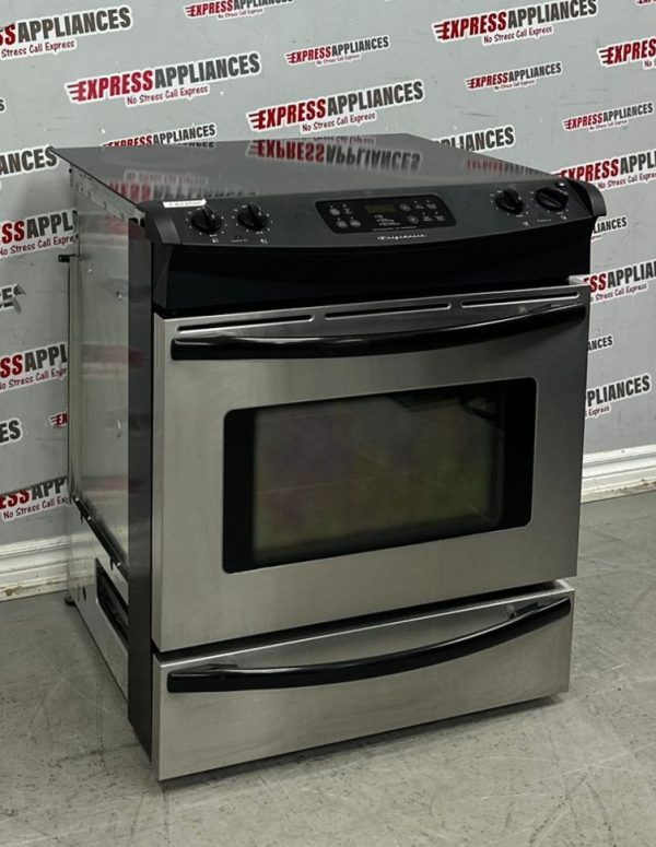 Used Frigidaire 32” Slide-In Glass Top Stove CFES367DC4 For Sale