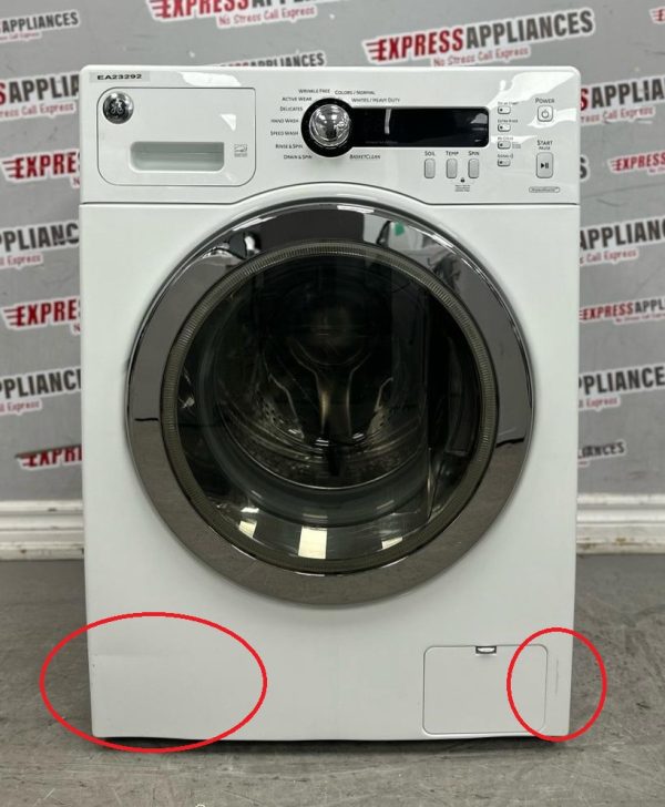 Used GE 24" Front Load Washing Machine WCVH4800K2WW SKU: EA23292 For Sale