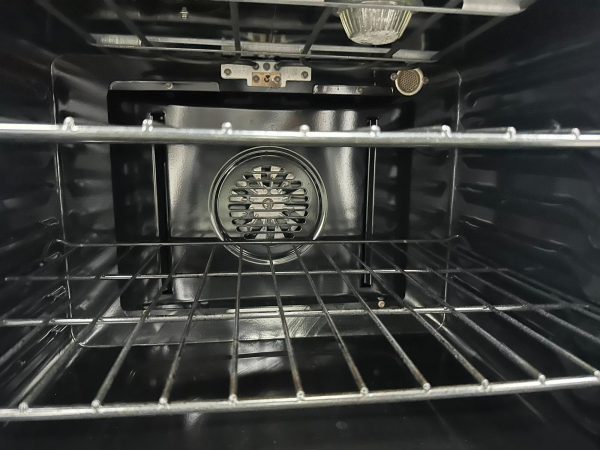 Used GE 30” Freestanding Glass Top Double Oven Stove PCB980SJ2SS For Sale