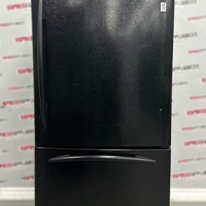 Used GE 33” Bottom Freezer Refrigerator PDS22MBSBBB For Sale