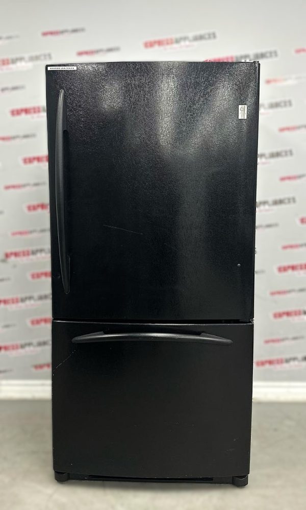 Used GE 33” Bottom Freezer Refrigerator PDS22MBSBBB For Sale