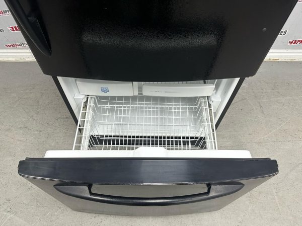 Used GE 33” Bottom Freezer Refrigerator PDS22MBSBBB For Sale