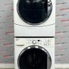 Used Kenmore 27” Front Load Washer and Electric Dryer Stackable Set 110.475716 110.C87571601 For Sale (1)