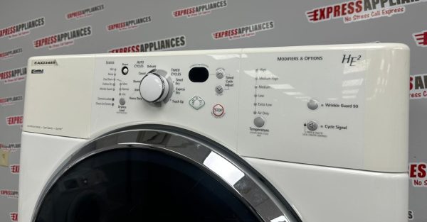 Used Kenmore 27” Front Load Washer and Electric Dryer Stackable Set 110.475716 110.C87571601 For Sale