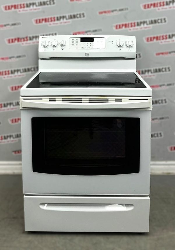 Used Kenmore 30” Freestanding Glass Top Stove 970C653120 For Sale