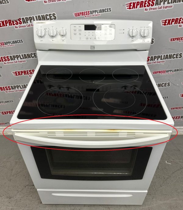 Used Kenmore 30” Freestanding Glass Top Stove 970C653120 For Sale