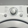 Used LG 27” Front Load Washer and Electric Dryer Stackable Set WM3270CW DLE3170W For Sale (12)