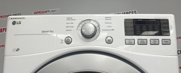 Used LG 27” Front Load Washer and Electric Dryer Stackable Set WM3270CW DLE3170W For Sale