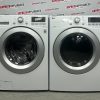 Used LG 27” Front Load Washer and Electric Dryer Stackable Set WM3270CW DLE3170W For Sale (15)