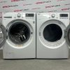 Used LG 27” Front Load Washer and Electric Dryer Stackable Set WM3270CW DLE3170W For Sale (2)