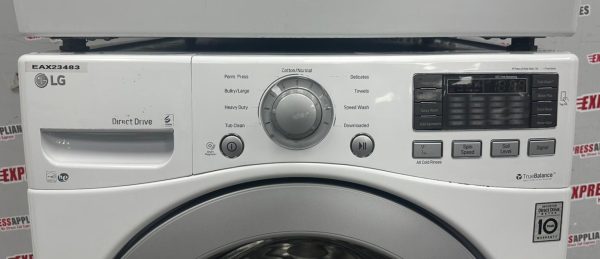 Used LG 27” Front Load Washer and Electric Dryer Stackable Set WM3270CW DLE3170W For Sale