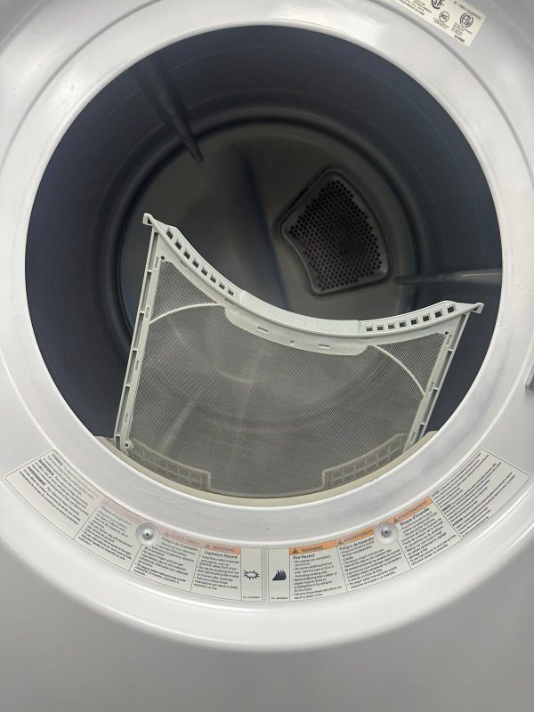 Used LG 27” Front Load Washer and Electric Dryer Stackable Set WM3270CW DLE3170W For Sale